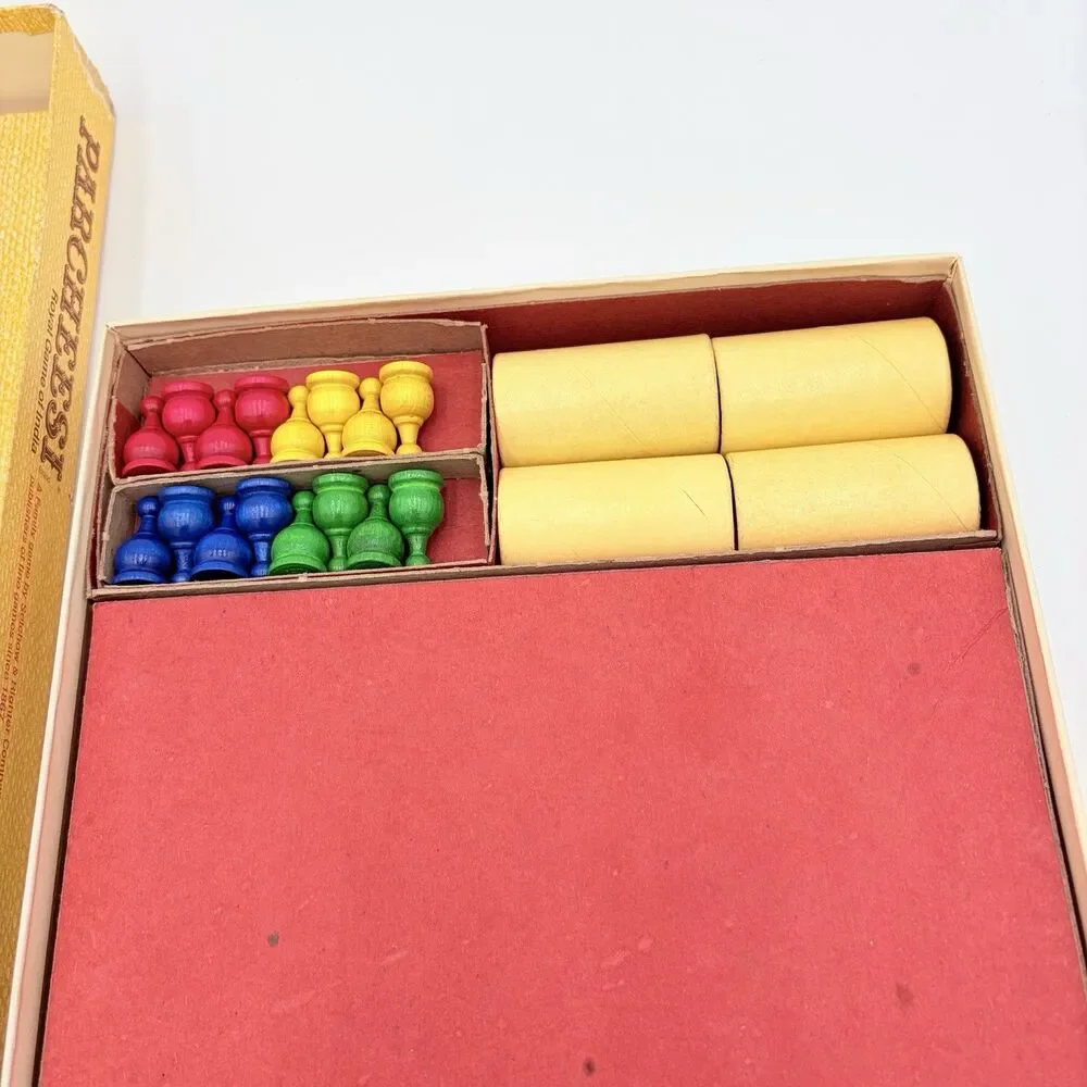 Vintage 1975 Selchow & Righter Parcheesi Board Game Vintage Complete